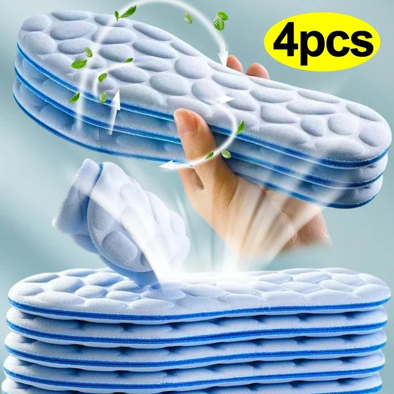 2/4pcs Soft Massage Memory Foa - Men'S Shoes With Memory Foam avaliação e preço