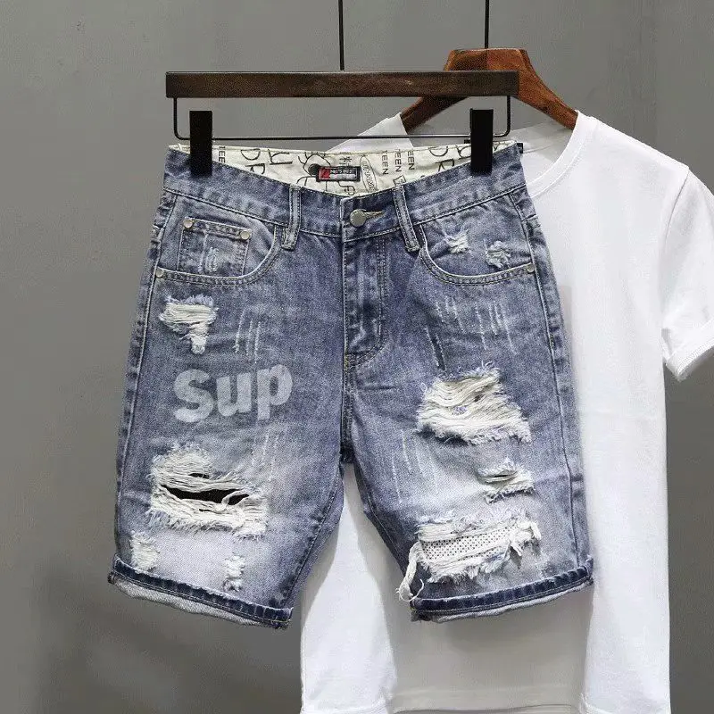 Men's Short Jeans Pants Black  - Men'S Shoes For Jeans avaliação e preço