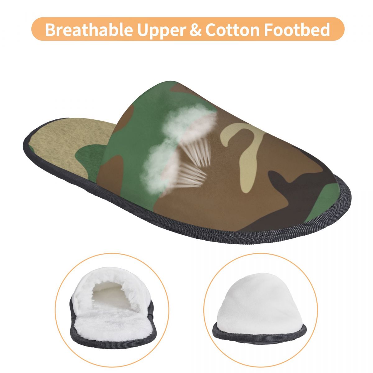 Custom Print  U.S Woodland Cam - Men'S Shoes With Memory Foam avaliação e preço