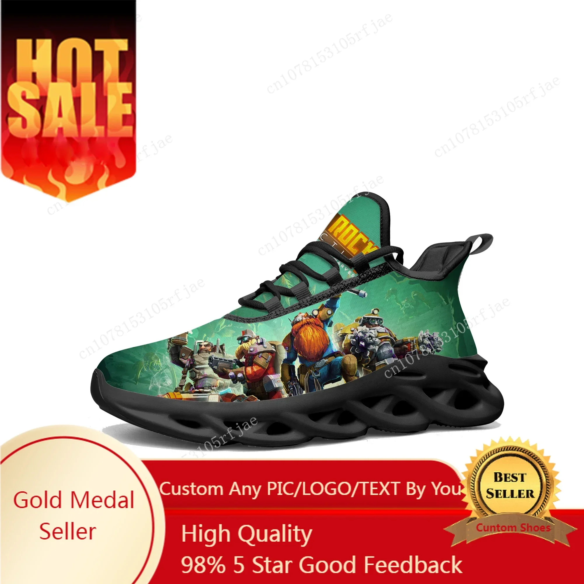 Deep Rock Galactic Flats Sneak - Men'S Shoes In Style avaliação e preço