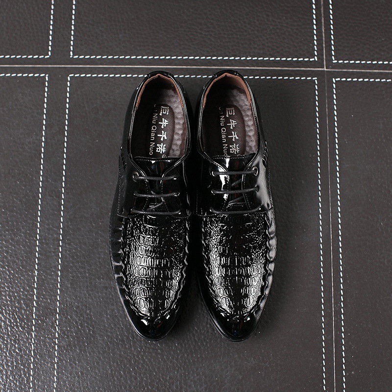 Men's  Dress Leather Shoes Lac - Oxford Brogue Leather avaliação e preço