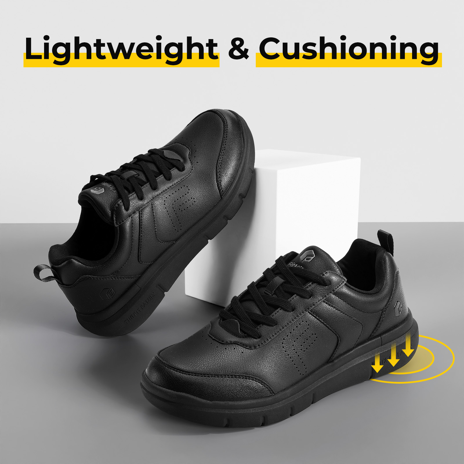 FitVille Men's Casual Leather  - Men'S Shoes For Wide Feet avaliação e preço