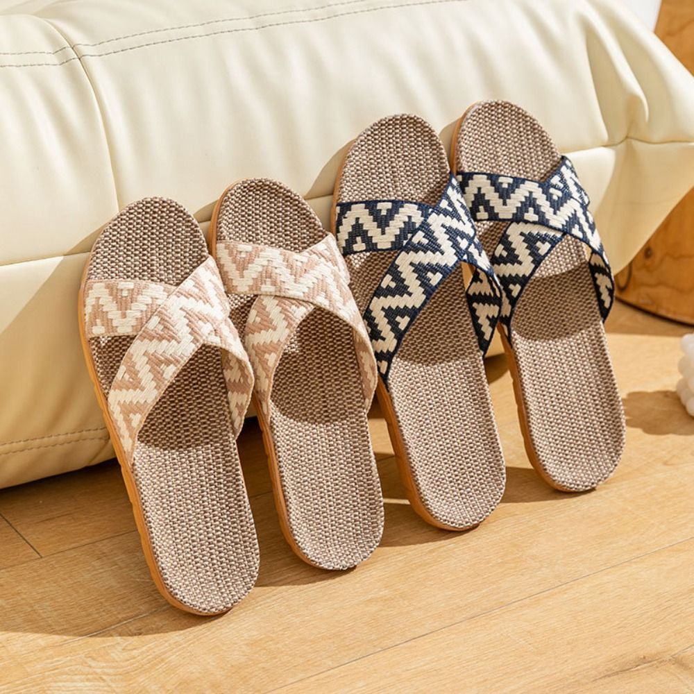 Fashion Ethnic Style Linen Cro - Men'S Shoes In Style avaliação e preço
