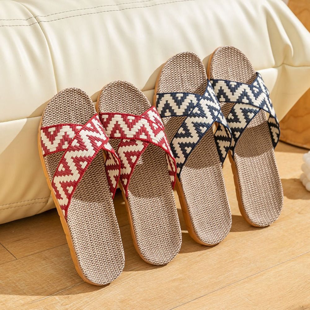 Fashion Ethnic Style Linen Cro - Men'S Shoes In Style avaliação e preço